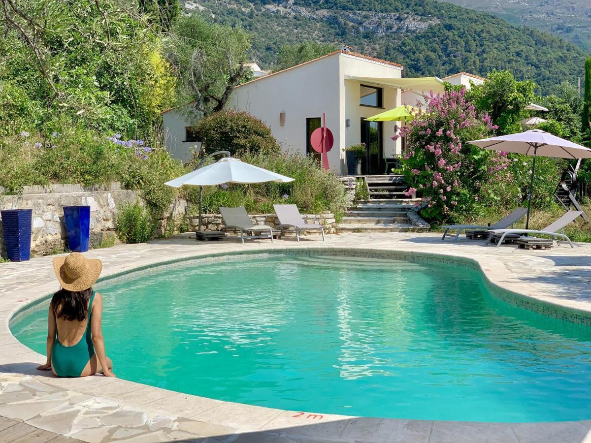 Maison D'Hotes Bleu Azur Tourrettes-sur-Loup Dış mekan fotoğraf